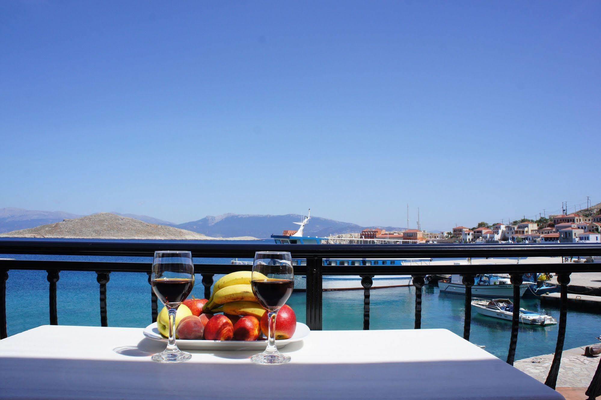 Aegean View Villas Chalki Town Dış mekan fotoğraf