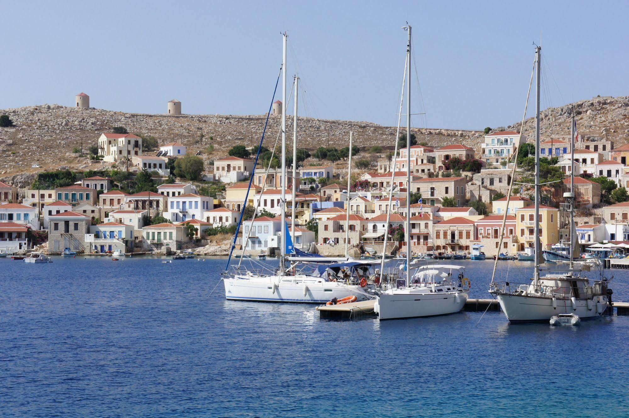 Aegean View Villas Chalki Town Dış mekan fotoğraf