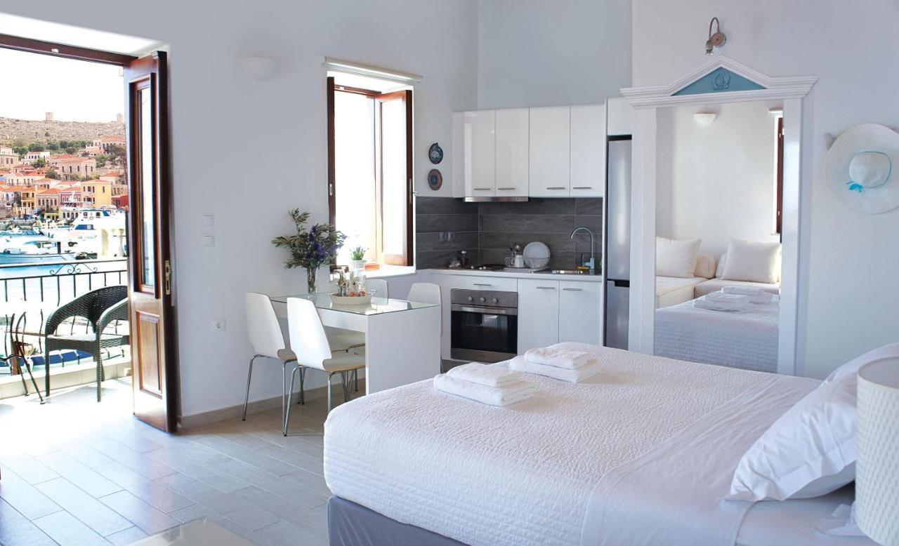 Aegean View Villas Chalki Town Dış mekan fotoğraf